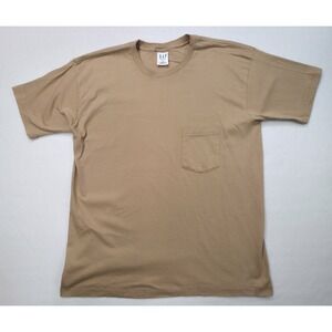 Vintage Gap TShirt Mens L Pocket Tee Single Stitch USA Made Limited‎ Use